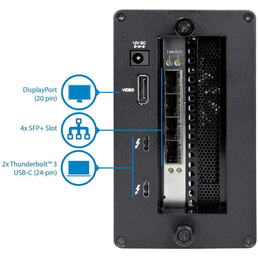 Startech.Com Thunderbolt 3 To 10Gbe Fiber Network Chassis 4 Port