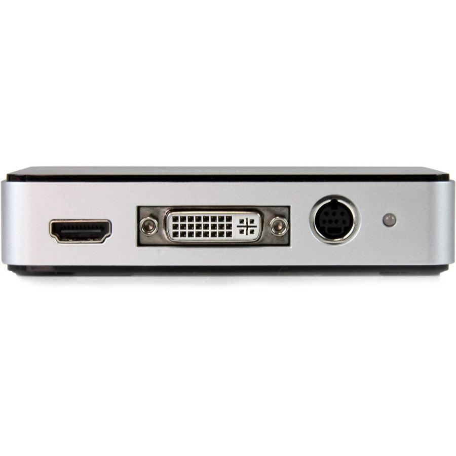 Startech.Com Usb 3.0 Video Capture Device - Hdmi / Dvi / Vga / Component Hd Video Recorder - 1080P 60Fps