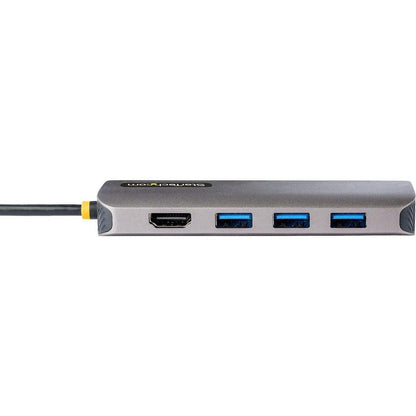 Startech.Com Usb C Multiport Adapter, 4K 60Hz Hdmi Video, 3 Port 5Gbps Usb-A 3.2 Hub, 100W Usb Power Delivery, Gbe, Sd/Microsd, 12"/30Cm Cable, Travel Dock, Laptop Docking Station