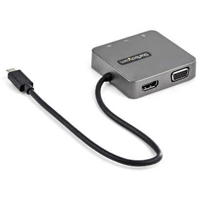 Startech.Com Usb-C Multiport Adapter - Usb 3.1 Gen 2 Type-C Mini Dock - Usb-C To 4K Hdmi Or 1080P Vga Video - 10Gbps Usb-A Usb-C, Gbe - Portable Travel Laptop Dock - Works W/Thunderbolt 3