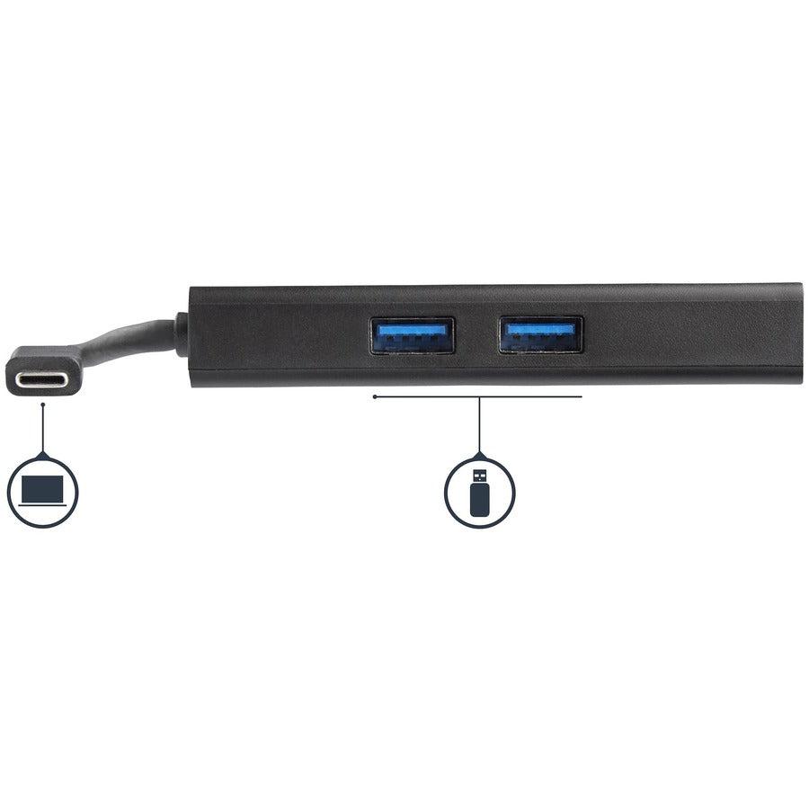 Startech.Com Usb-C Multiport Adapter - Usb-C Travel Docking Station With 4K Hdmi - 60W Power