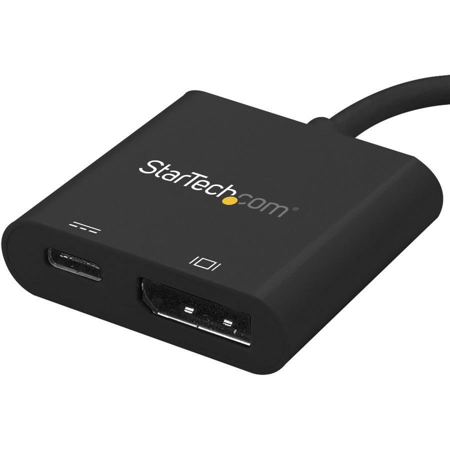 Startech.Com Usb C To Displayport Adapter With Power Delivery - 4K 60Hz Hbr2 - Usb Type-C To Dp