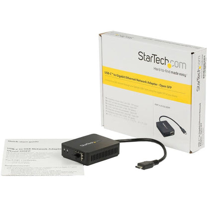 Startech.Com Usb-C To Fiber Optic Converter - Open Sfp