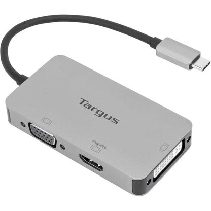 Targus Usb-C Single Video Adapter With 4K Hdmi/Dvi/ Vga