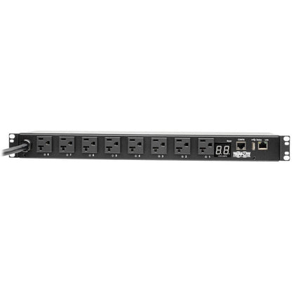 Tripp Lite 1.9Kw Single-Phase Switched Pdu, Lx Platform Interface, 120V Outlets (8 5-15/20R), Nema L5-20P, 12 Ft. Cord, 1U Rack, Taa