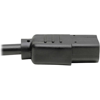 Tripp Lite P004-18N-2C13 Power Cord Splitter, C14 To 2Xc13 Pdu Style - 10A, 250V, 18 Awg, 18-In. (45.72 Cm), Black