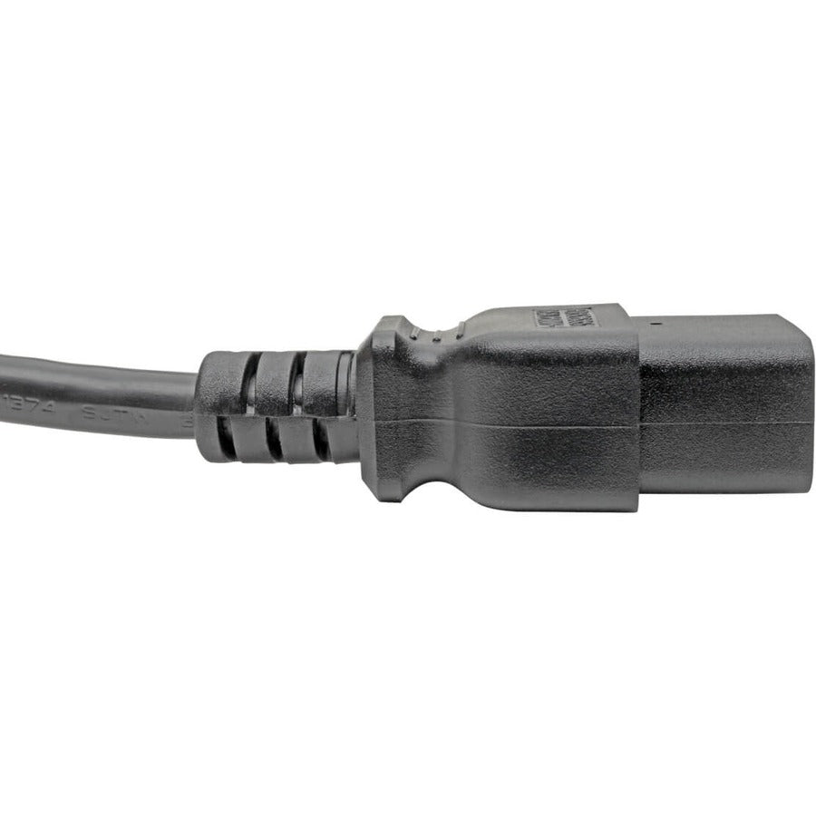 Tripp Lite P036-010 Power Extension Cord, C19 To C20 - Heavy-Duty, 20A, 250V, 12 Awg, 10 Ft. (3.05 M), Black