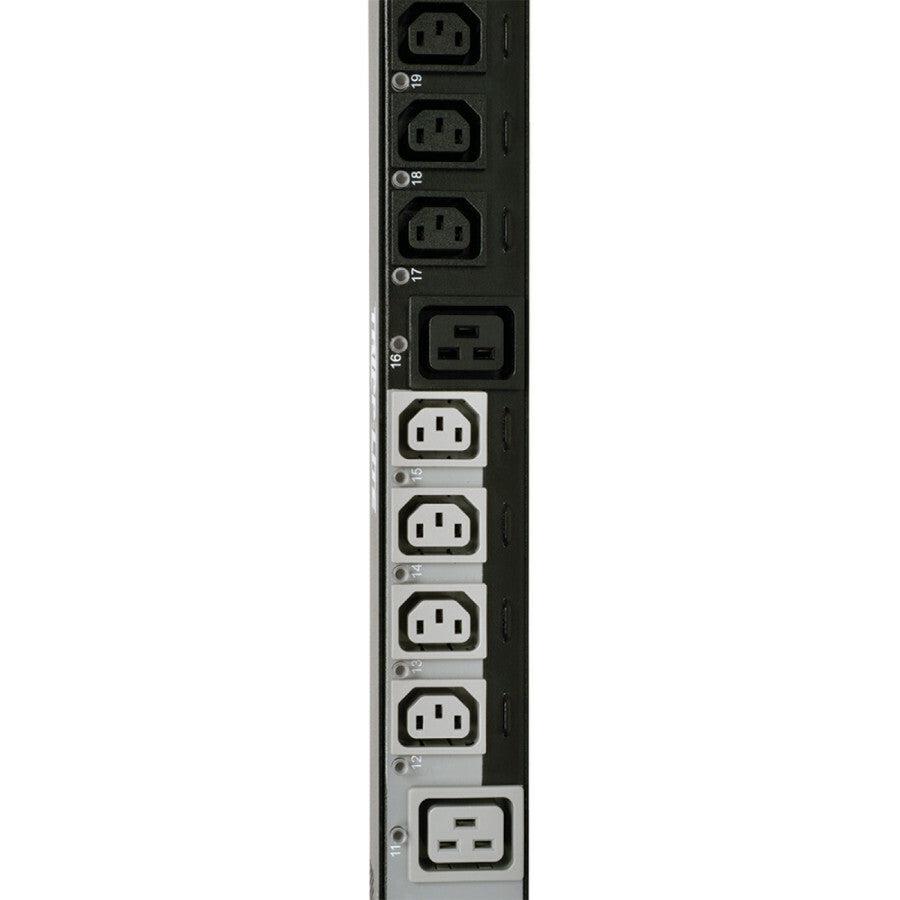 Tripp Lite Pdu3Xevsr6G20 11.5Kw 208-240V 3Ph Switched Pdu - Lx Interface, Gigabit, 30 Outlets, Iec 309 16/20A Red 360-415V Input, Outlet Monitoring, Lcd, 1.8 M Cord, 0U 1.8 M Height, Taa