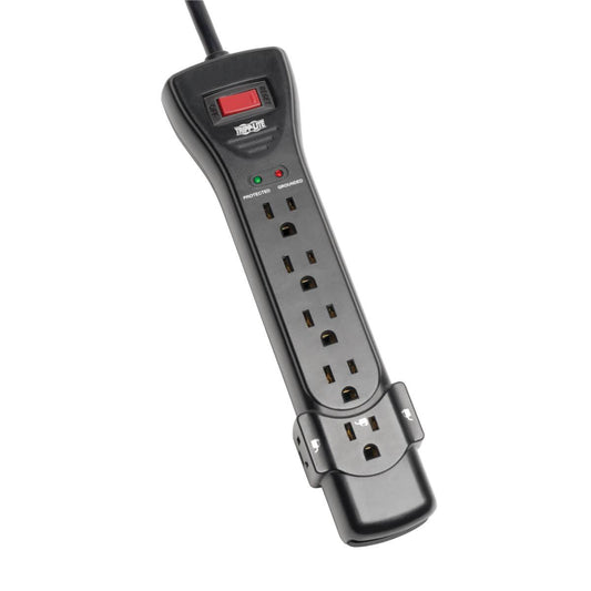 Tripp Lite Protect It! 7-Outlet Surge Protector, 7 Ft. Cord, 2160 Joules, Black Housing