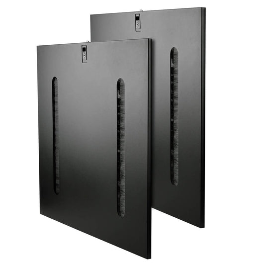 Tripp Lite Sr42Sidept Smartrack Pass-Through Side Panel With Key-Locking Latches For 42U Server Rack Cabinet, 2 Panels