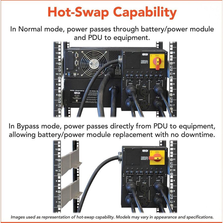 Tripp Lite Smartonline 200-240V 10Kva 9Kw On-Line Double-Conversion Ups, Extended Run, Snmp, Webcard, 6U Rack/Tower, Usb, Db9 Serial, Bypass Switch