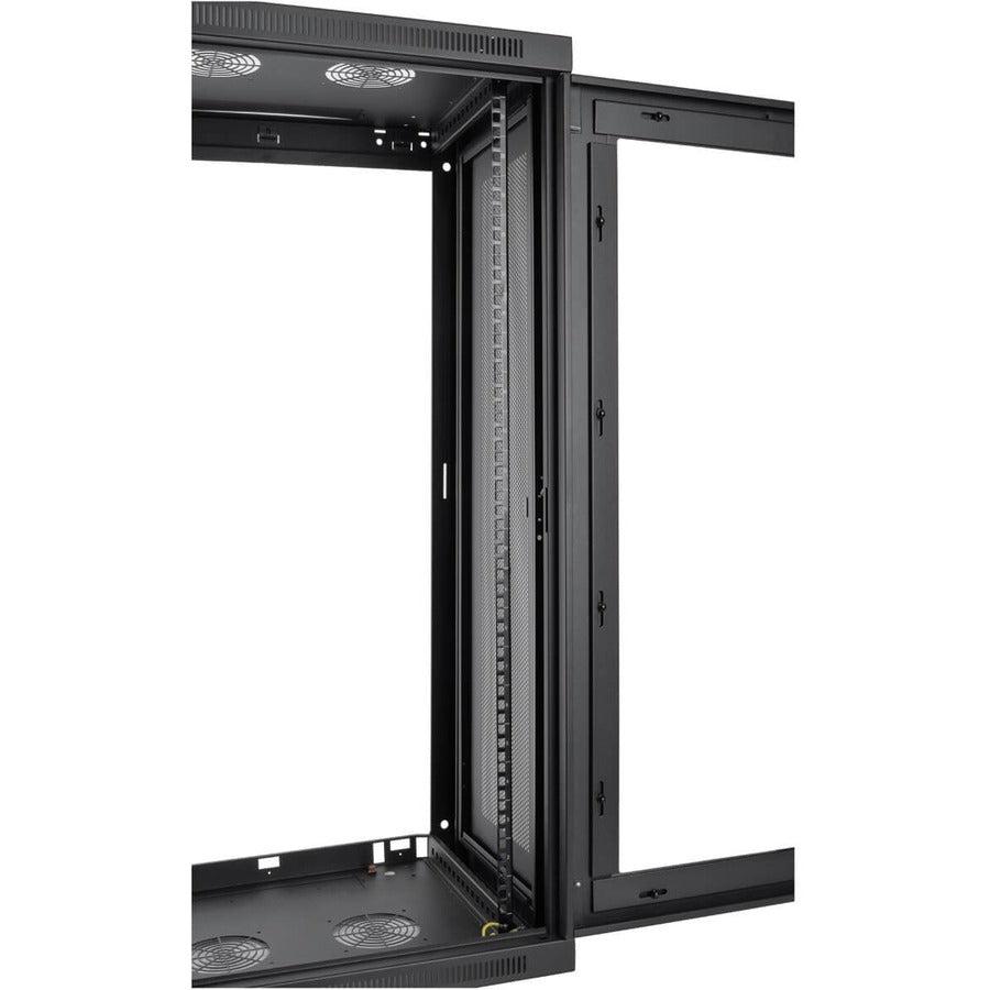 Tripp Lite Srw21Ug Smartrack 21U Low-Profile Switch-Depth Wall-Mount Half-Height Rack Enclosure, Clear Acrylic Window