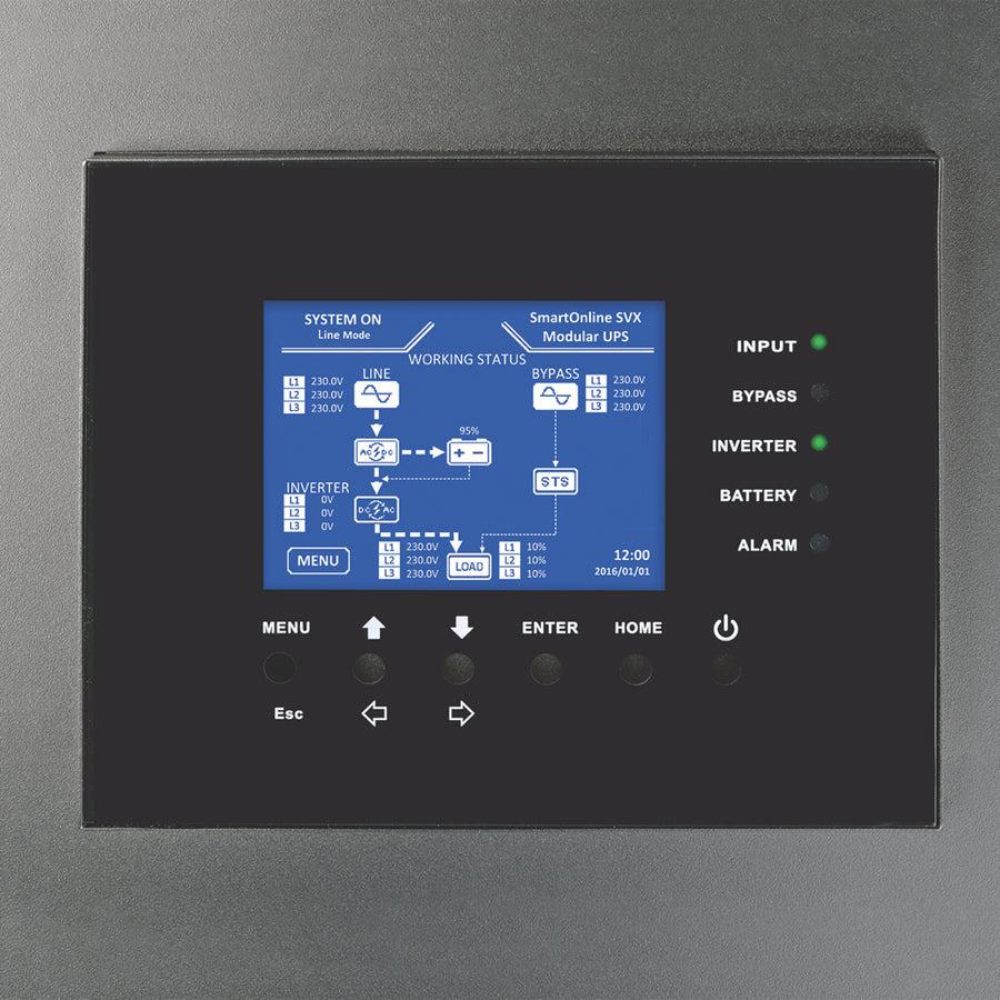 Tripp Lite Svx30Km1P2B Smartonline Svx Series 30Kva 400/230V 50/60Hz Modular Scalable 3-Phase On-Line Double-Conversion Medium-Frame Ups System, 2 Battery Modules