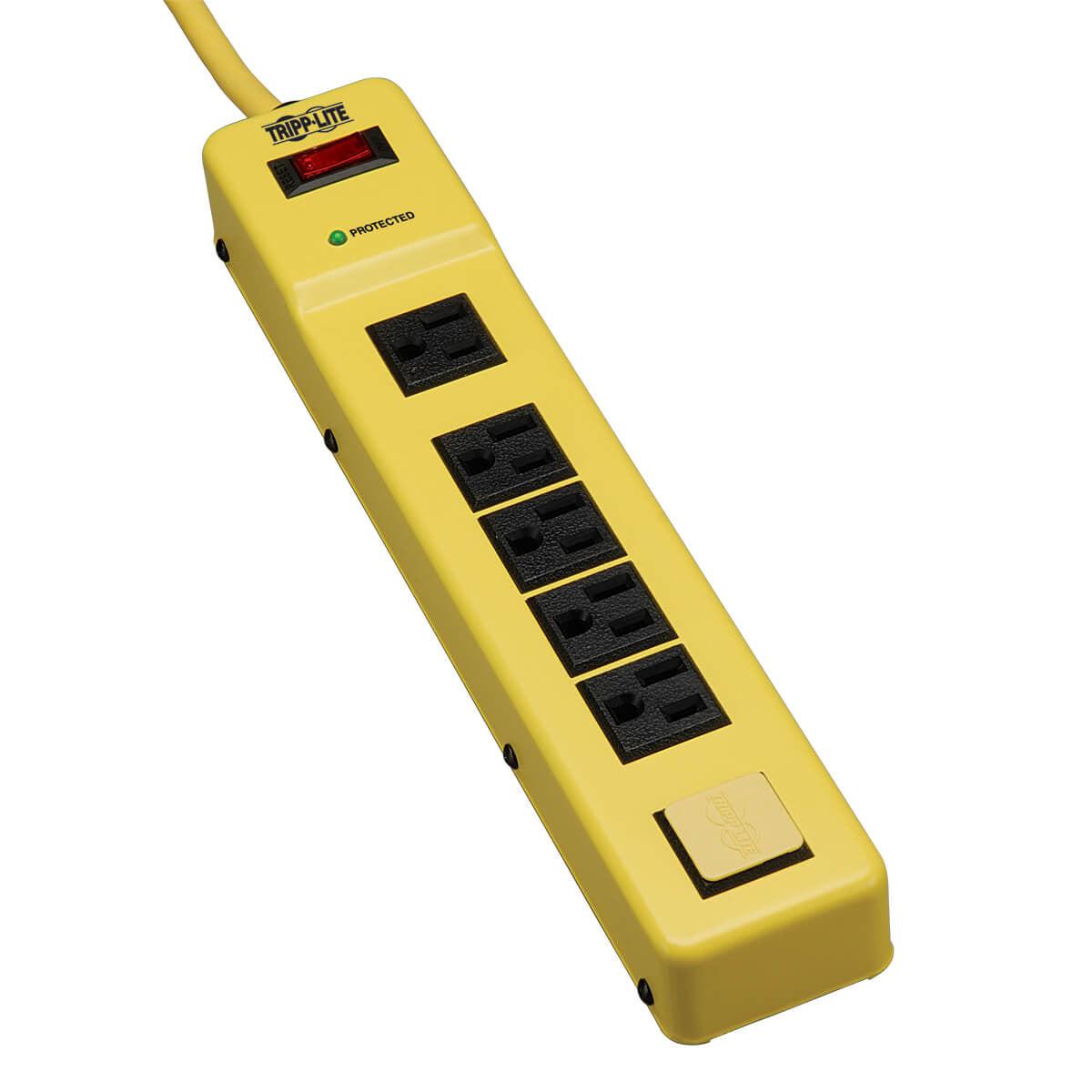 Tripp Lite Tlm626Sa Surge Protector Yellow 6 Ac Outlet(S) 120 V 1.8 M
