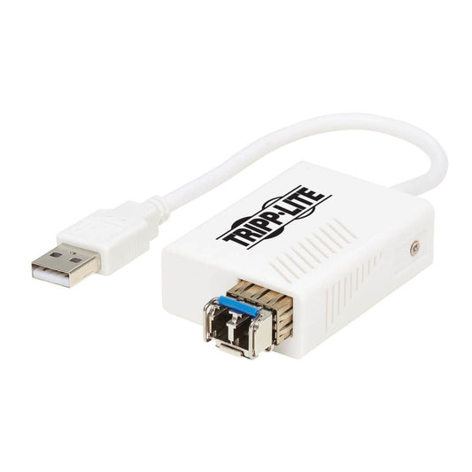 Tripp Lite U236-Mmf-Lc Usb 2.0 Ethernet Nic Adapter - 10/100 Mbps, 100Base-Fx, Lc, Multimode Fiber, White