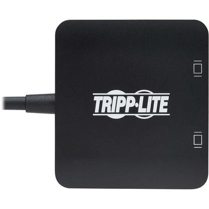 Tripp Lite U444-2Dp-Mst4K6 Usb-C Adapter, Dual Display - 4K 60 Hz Displayport, 8K, Hdr, 4:4:4, Hdcp 2.2, Dp 1.4 Alt Mode, Black