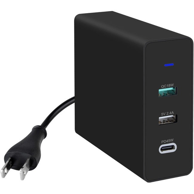 Usbc 75W Ac Laptop Charger,With Dual Usb3 And Usba Ports