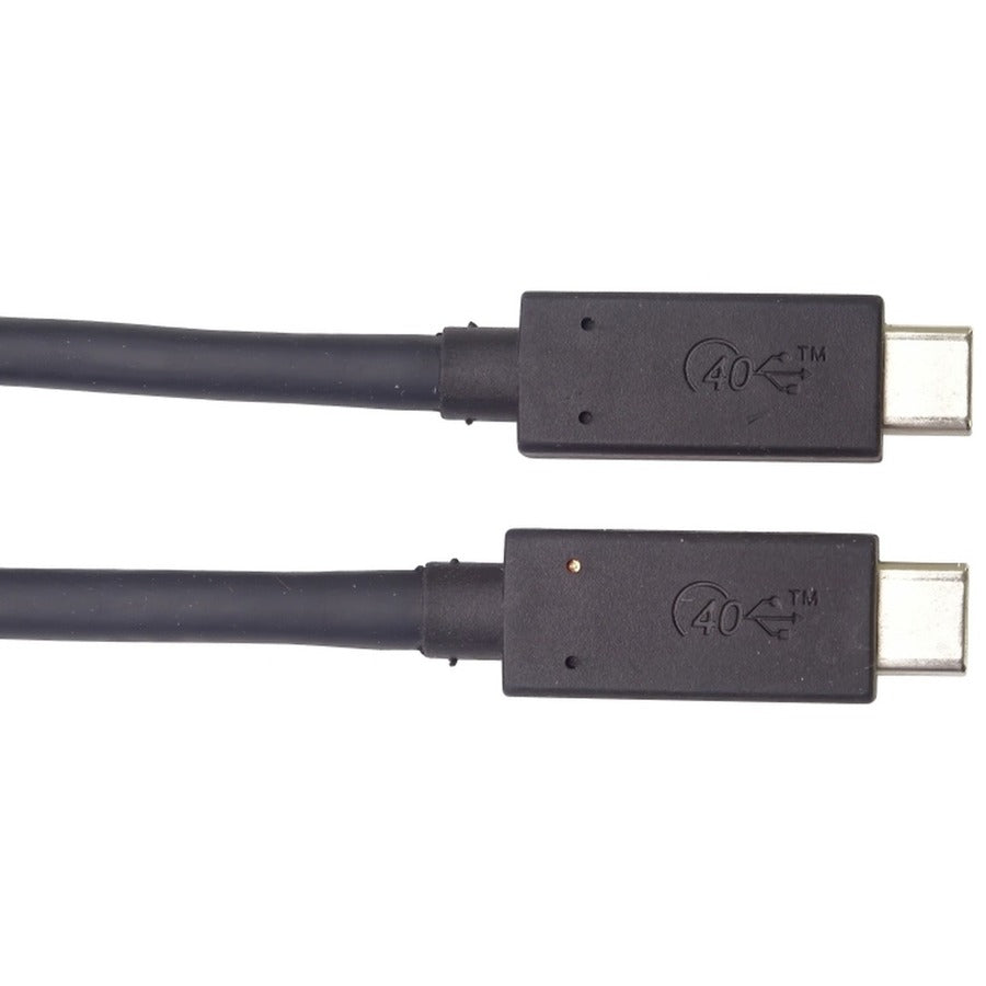 Usbc To Usbc 2.75Ft 0.8M,40Gbps Certified Usbif Cable Black
