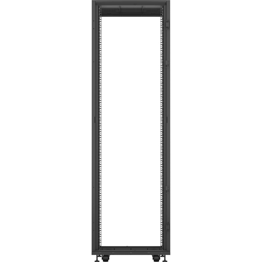 Vertiv Vr3100Sp Rack Cabinet 42U Freestanding Rack Black, Transparent