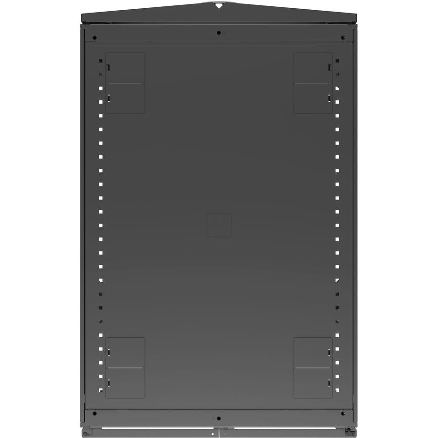 Vertiv Vr3307 Rack Cabinet 48U Freestanding Rack Black, Transparent