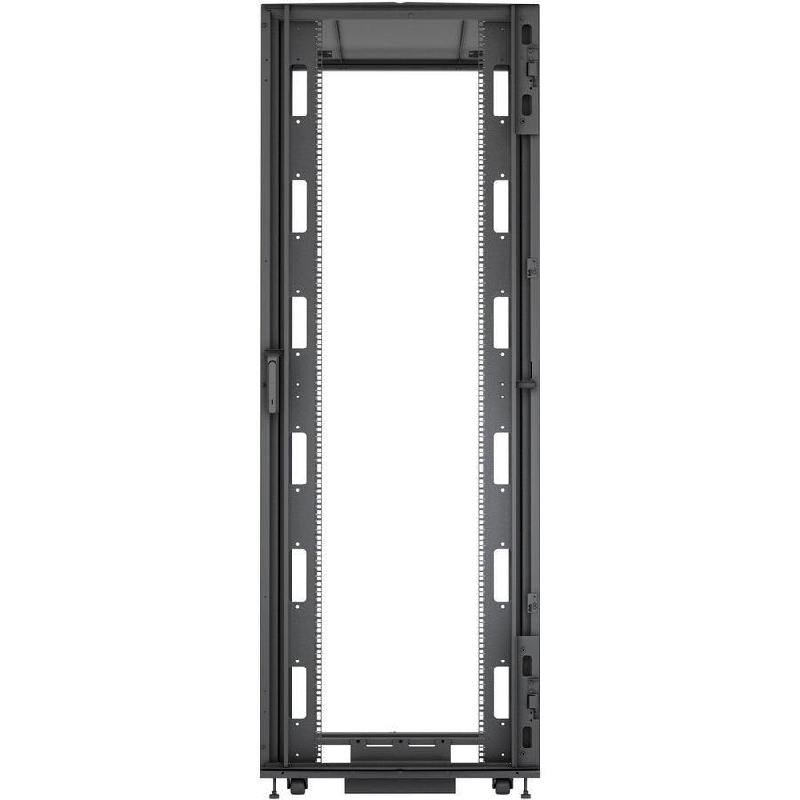Vertiv Vr3357 Rack Cabinet 48U Freestanding Rack Black, Transparent
