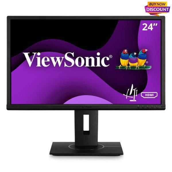 Viewsonic Vg Series Vg2440 Computer Monitor 61 Cm (24") 1920 X 1080 Pixels Full Hd Led Black