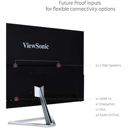 Viewsonic Vx Series Vx3276-Mhd-2 81.3 Cm (32") 1920 X 1080 Pixels Full Hd Led Silver