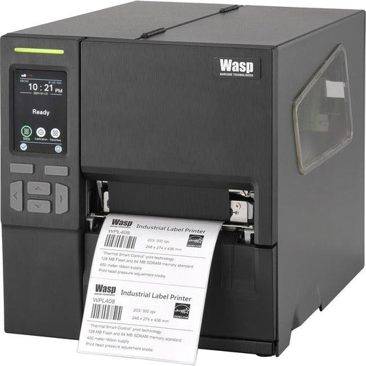 Wasp Wpl408 Industrial Direct Thermal/Thermal Transfer Printer - Label Print - Ethernet - Usb - Serial 633809007682