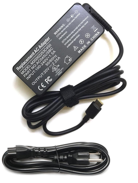 Ereplacements Ac045Usbc Power Adapter/Inverter Outdoor 45 W Black