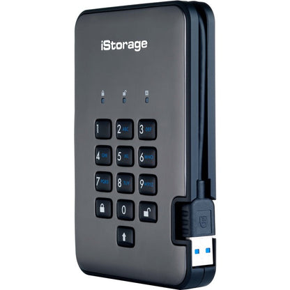 Istorage Diskashur Pro2 3 Tb Portable Rugged Hard Drive - 2.5" External - Taa Compliant